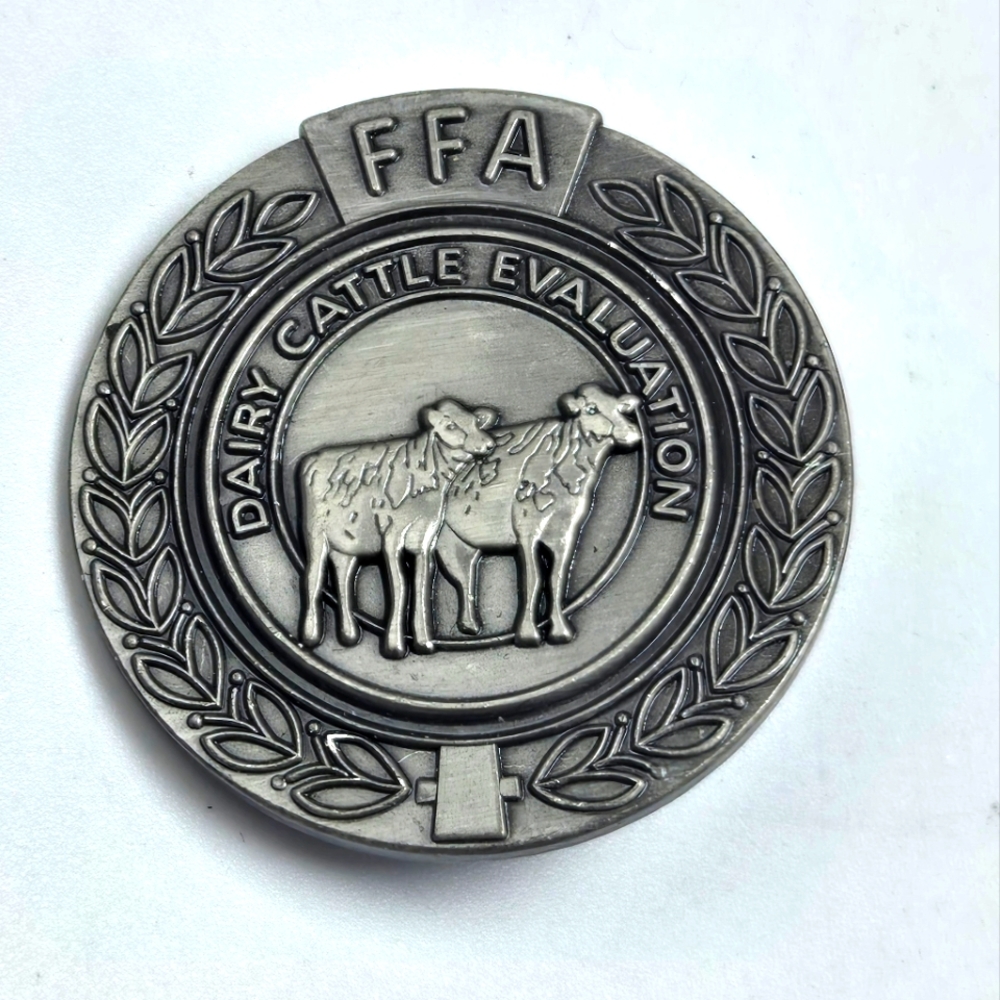 Rare FFA Dairy Cattle Evaluation Lapel Pin Future Farmers of America Souvenir